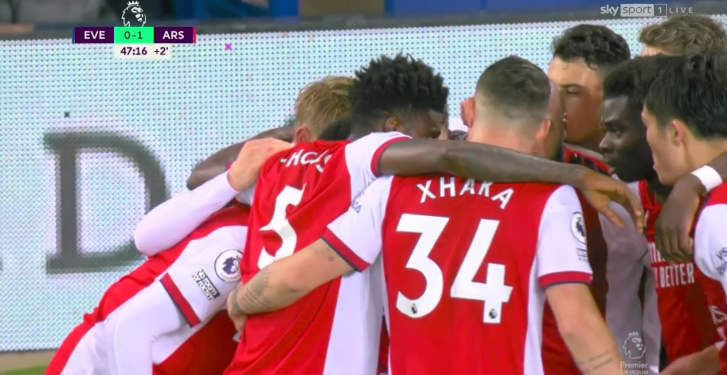 Odegaard shënon, Arsenali shkon në pushim me epërsi minimale