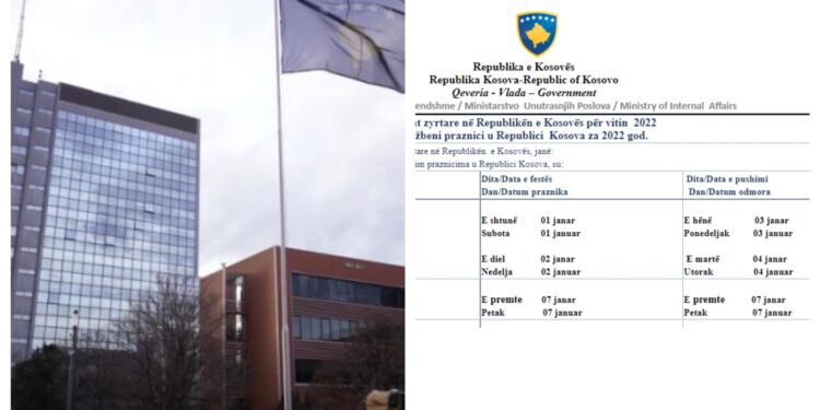 Punë për “sefa”: Sektori publik do të punojë veç dy ditë gjatë kësaj jave në Kosovë