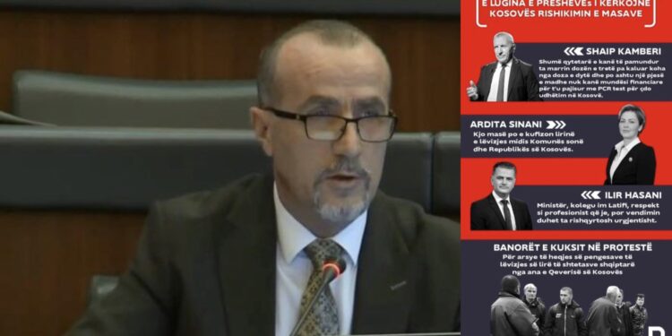 Haxhiu: Qeveria e Kosovës me urgjencë të rishqyrtojë dhe largojë masat absurde kufizuese