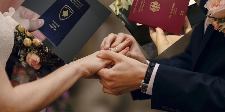 Për “letra” shumë kosovarë po martohen me të huajt