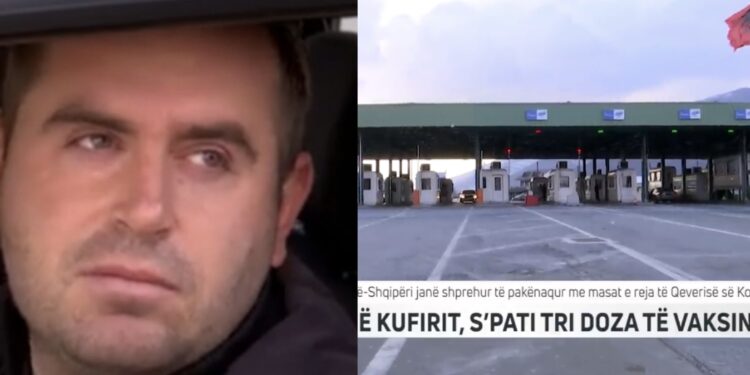 Vaksina “ndan” çiftin, burri kalon kufirin kurse gruaja mbetet matanë kufiri (VIDEO)