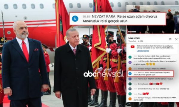 Kur e shikojnë me Edi Ramën turqit ”zhgënjehen” me gjatësinë e presidentit të tyre