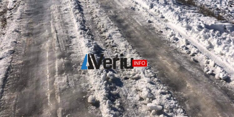Rrugët e Shalcit të Vushtrrisë në gjendje të rëndë nga bora, komuna akoma nuk ka vepruar (Foto)