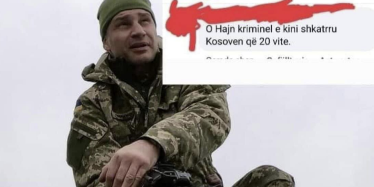Komentuesve iu përzihet Klitschko me Fatmir Limajn: Ti hajn ke luftu m’u pasuru, jo për Kosovën