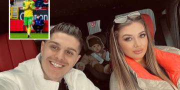 Ky është reagimi i gruas së Milotit pasi shënoi golin e parë në Norwich City