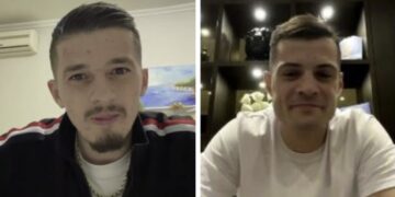 Veç edhe TikToku i ka mbetë: Granit Xhaka live me Kozakun pasi u ndëshkua me të kuq për Arsenalin