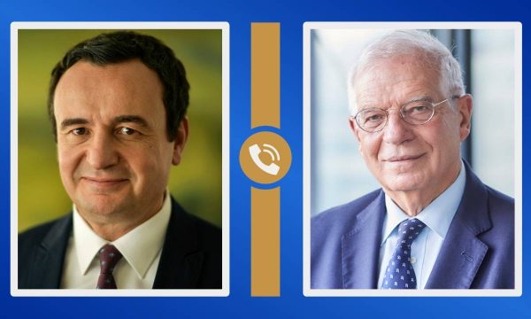 Kurti në telefonatë me Borrellin: Serbët mund të votojnë në referendum vetëm me postë ose në zyrën ndërlidhëse në Prishtinë