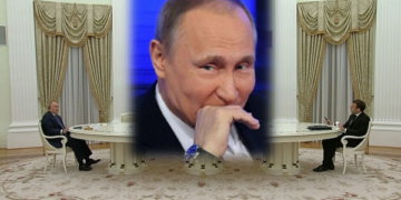 Tri ditë pas takimit metrik me Macronin, Putini vendos tavolinë centimetërshe me një president tjetër