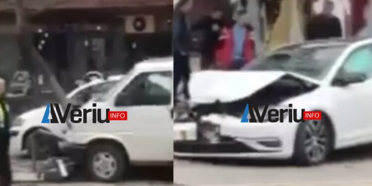 Policia konfirmon për Veriu.info: 5 persona lëndohen nga aksidenti në Mitrovicë