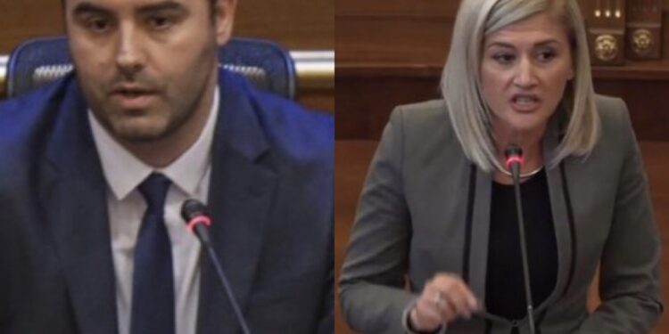 “Telashe” në Kuvend, Glauk Konjufca ia tërheq vërejtjen Mimoza Kusarit