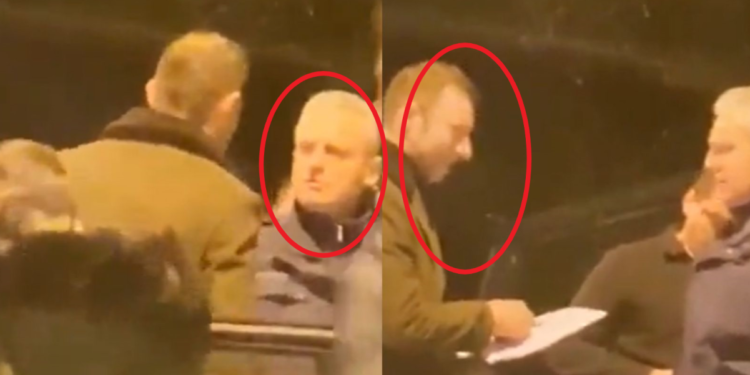 Publikohen pamje teksa polici serb ia tërheq vërejtjen Vedatit të “Stupcave”