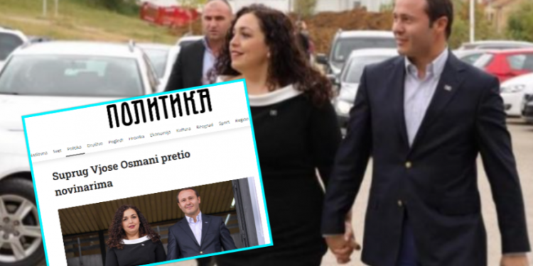 Bashkëshorti i Presidentes, Prindon Sadriu ‘hit’ në mediat serbe pas kërcënimit të atyre kosovare