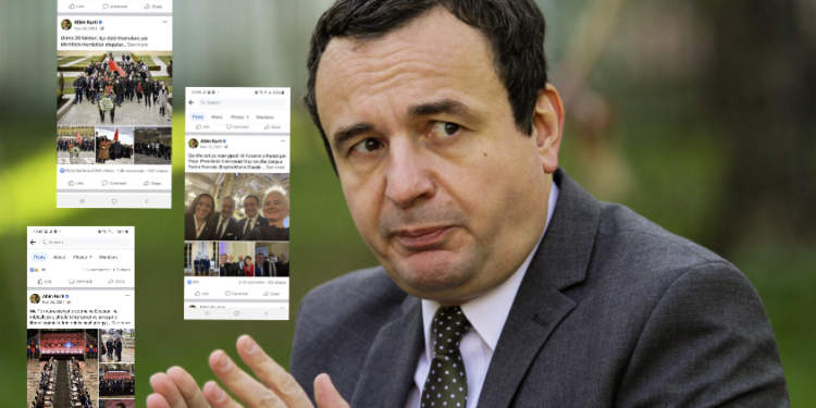 Bie entuziazmi për Kurtin – Dikur merrte mbi 35 mijë pëlqime në Facebook, tani ‘me zor’ arrinë 6 mijë