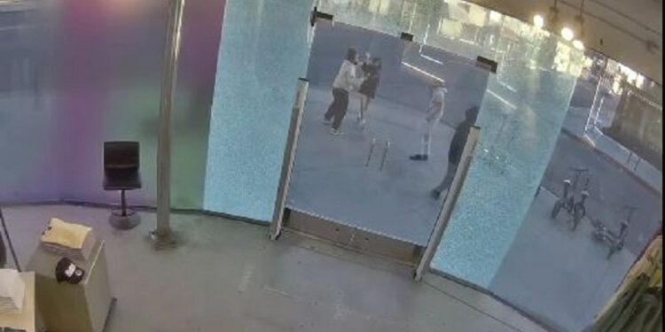 Vajzat sulmohen afër shkollës, momentet kur autorët i kapin nga flokët (VIDEO)