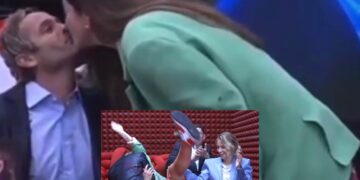 Arjola dhe Iliri shkëmbejnë puthje të ‘zjarrt’ në dhomën e rrëfimit! (PAMJE)