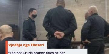 Labinot Gruda pranon fajësinë për vjedhjen e 2.1 milion eurove nga Thesari i Shtetit