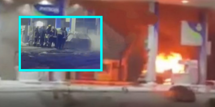 VIDEO| Momenti i shpërthimit të veturës në Ferizaj, ku vdiq një person