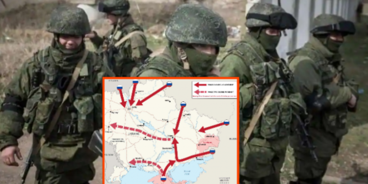 A është Rusia afër sulmimit të Ukrainës? Inteligjenca britanike publikon një hartë “tmerruese”