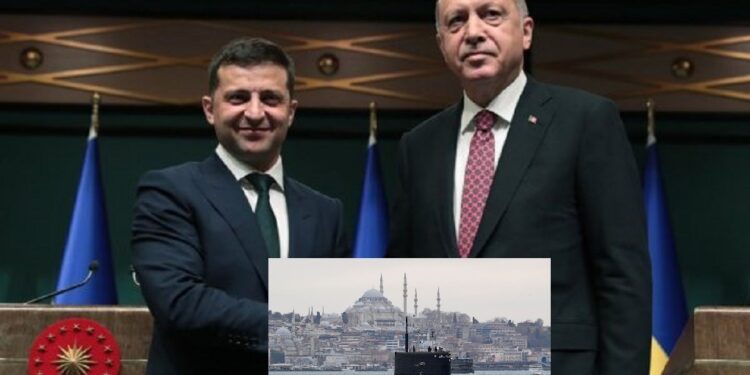 Erdogan i del krah presidentit ukrainas,  bllokon kalimin e luftanijeve ruse në Detin e Zi