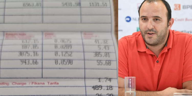 Gazetarit kosovar i vjen fatura e rrymës 489 euro