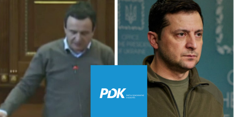 Kurti vishet si Zelensky, reagon ashpër sekretari PDK-së “ Presidentit të Kosovës i ke thënë: Hashim, shko në Hagë