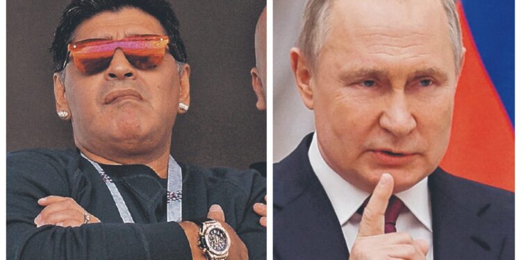 Ditën kur Maradona refuzoi të prishte gjumin për t’u takuar me Vladimir Putinin