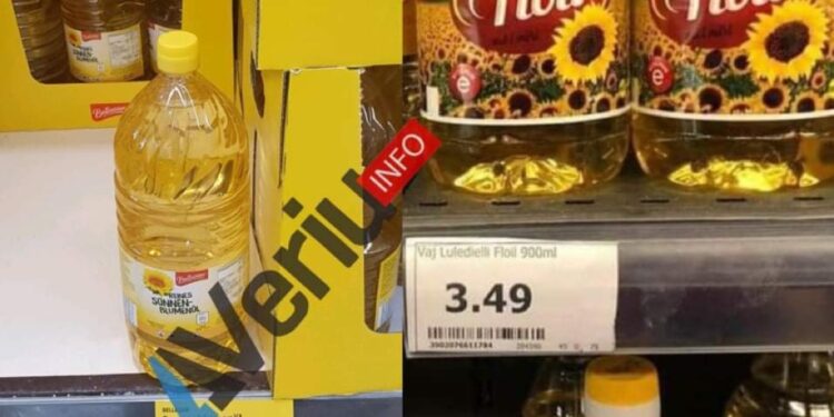Në Austri 2 litra vaj 2.99, në Kosovë 1 litër 3.49