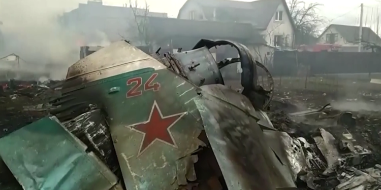 Rrëzohet avioni rus, ukrainasit e kapin pilotin (VIDEO)