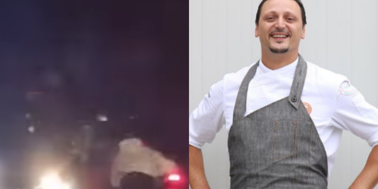 Kuzhinieri i njohur shqiptar rrahet me shufra metalike: Momenti kur tërhiqet zvarrë në rrugë