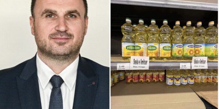 Shefi i Stafit të Kurtit thotë se fabrika e vajit e shet 2.10 euro, tregtarët po e shesin 3.49 euro