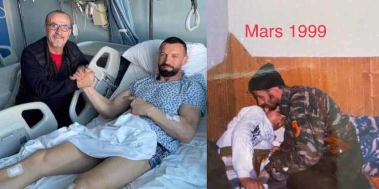 Kamishi viziton Bekim Shytin pas operimit, kujtom vitin 1999 kur ia pastroi plagët