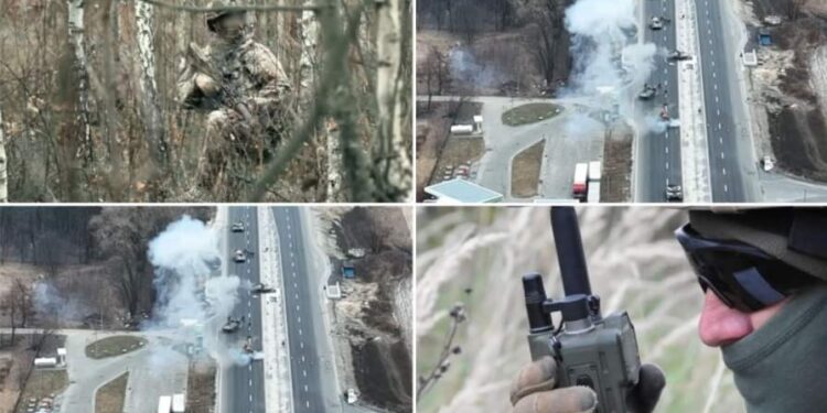 Dalin pamjet si “Ujqërit” e Ukrainës përgatiten sulmin ndaj autokolonës ruse