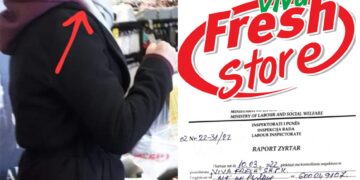 “VIVA FRESH” vazhdon t’i mërdhij punëtorët në Mitrovicë, arkatarja e veshur sikur të bëhet gati për skijim (Foto)