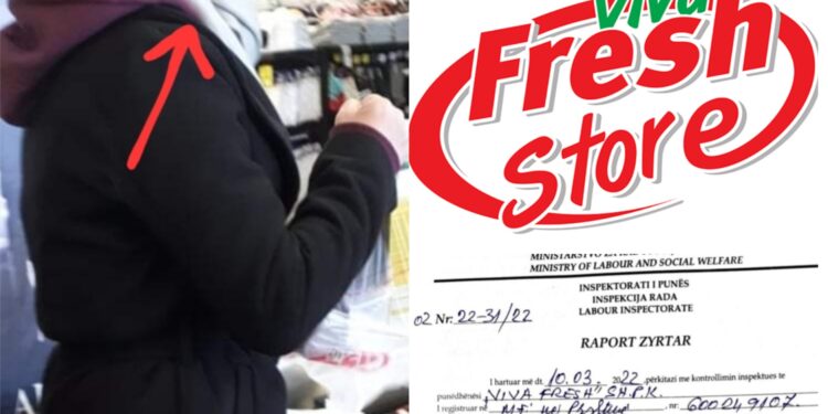 “VIVA FRESH” vazhdon t’i mërdhij punëtorët në Mitrovicë, arkatarja e veshur sikur të bëhet gati për skijim (Foto)