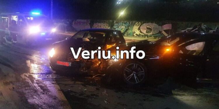 Aksident i rëndë në Prishtinë, shoferët dërgohen me emergjencë në spital (Foto)