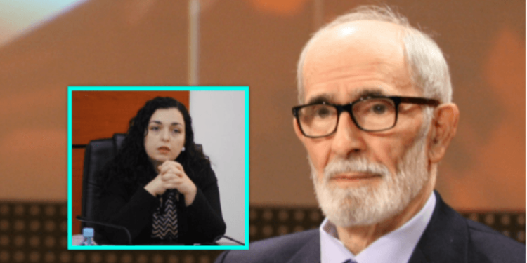 Rexhep Qosja kritikon Presidenten Vjosa Osmani për qëndrimin “Kosova është Atdheu ynë i vetëm”