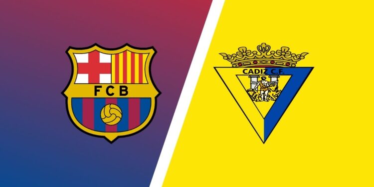 Formacionet zyrtare, Barcelona – Cadiz