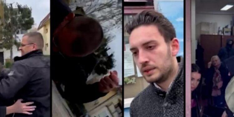 Video/ Zgjedhjet në Serbi shoqërohen me dhunë, dalin pamjet e sulmit