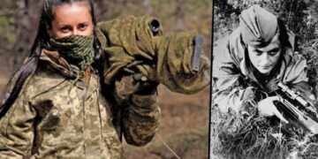 Kush është “Zonja Vdekjeprurëse”? Misteri i identitetit të gruas që po lufton trupat ruse