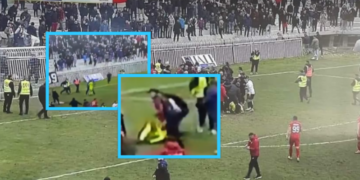 E tmerrshme: Dalin pamjet e rënda kur u sulmua portieri i Ballkanit