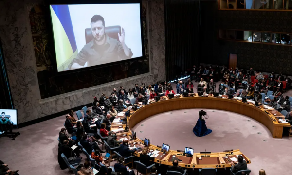 PAMJE TË RËNDA: Zelenskiy prezanton në OKB një video të krimeve të ushtrisë ruse