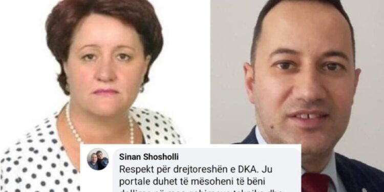 Zëvendësdrejtori i shkollës “Migjeni” i serviloset drejtoreshës Drita Kadriu, i quan gabime teknike gabimet e saj drejtshkrimore