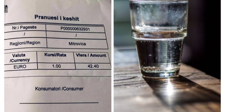 Si me pas konsumu pije energjike, e jo ujë – Mitrovicasit i vjen shumë e lartë fatura e ujësjellsit