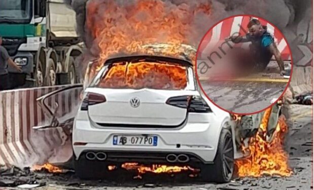 Me gjymtyrë të këputura mundohet të kërkojë ndihmë, dalin pamjet e fundit të 27-vjeçarit që iu bë atentat në Shqipëri