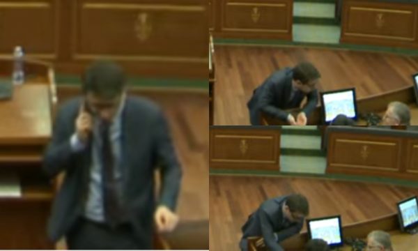Murati shumë aktiv pas ndërprerjes së seancës, diskuton gjatë me Kurtin e Bislimin