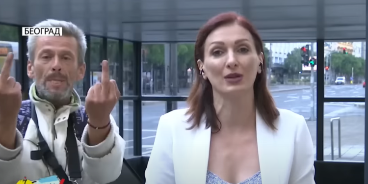 Në mes të lidhjes direkte në Beograd, qytetari shanë: Serbia shtet m*t, shtet fashist