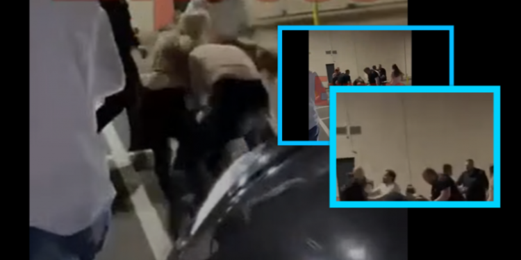 Pamje të rënda: Vajza e djem rrahen në një diskotekë në Çagllavicë, grushte e shkelma mes tyre