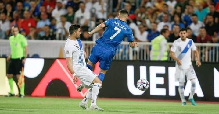 Kosova e përfundon ndeshjen me 9 lojtarë, mposhtët nga Greqia në “Fadil Vokrri”