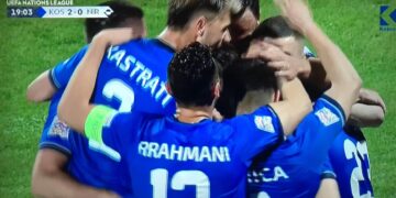 Bytyqi realizon eurogol, Kosova ngrit avantazhin ndaj Irlandës Veriore