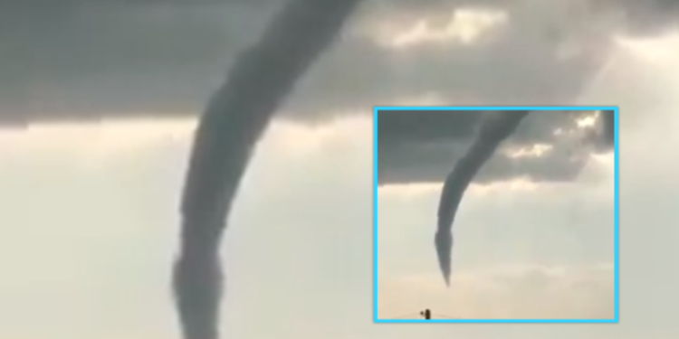 Pamje interesante: Formohet një mini-tornado në qytetin e Lipjanit
